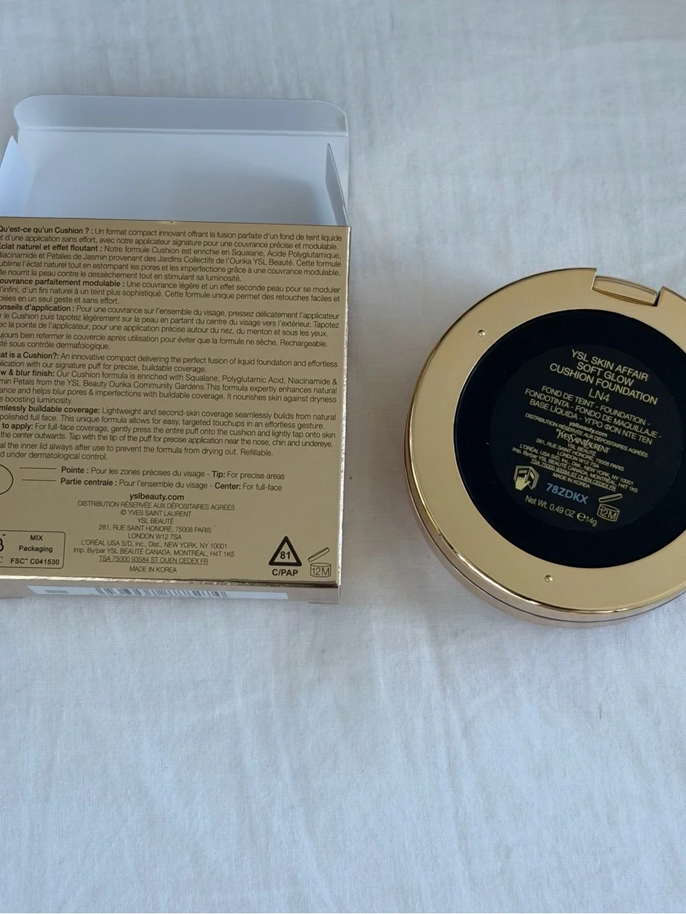 Yves Saint Laurent Cushion Foundation - LN4